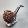 Rare Castello Sea Rock Briar "Amicizia" Bent Apple Briar Pipe, Italian Estates [SOLD OUT] - Image 4