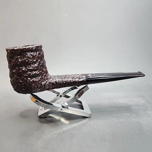Caminetto Business 118 KS, Rusticated Brandy Estate Briar Pipe, Unsmoked [SOLD OUT] - Image 4