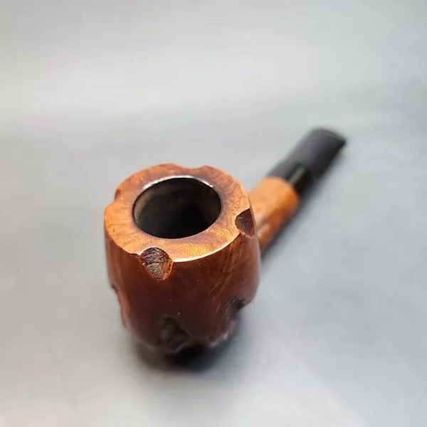 Custombilt Partially Rusticated Apple, Estate Briar Pipe [SOLD OUT] - Image 5