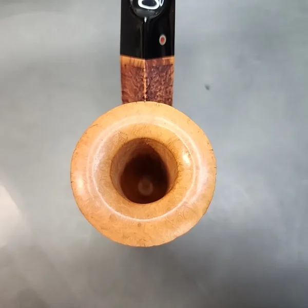 Ser Jacopo Sandblasted Bent Dublin Estate Briar Pipe, Unsmoked [SOLD OUT] - Image 5
