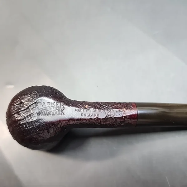 Parker Super Briar Bark 134, Sandblasted Pot Briar Pipe, English Estates [SOLD OUT] - Image 5