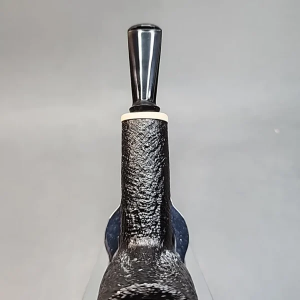 Nathan Armentrout Sandblasted Lumberman with Mammoth, Handmade Briar Pipe [SOLD OUT] - Image 5