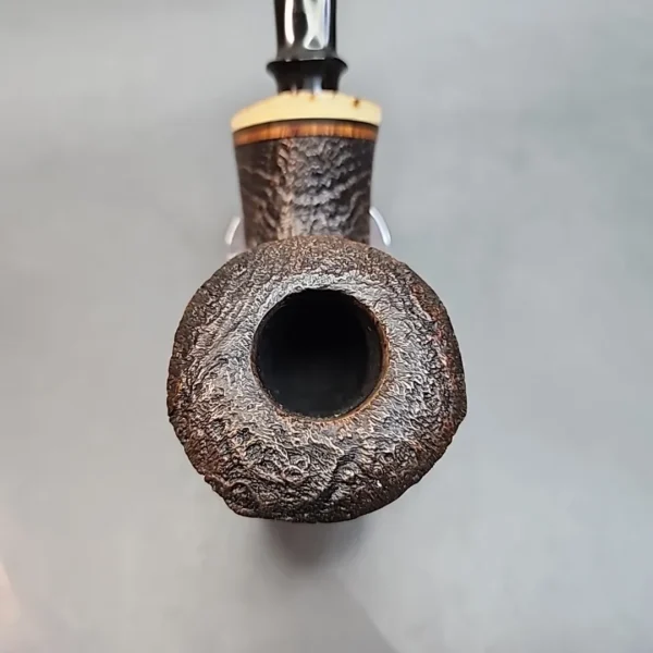 Jody Davis Friar C08, Sandblasted Bent Dublin Briar Pipe, American Estates [SOLD OUT] - Image 5
