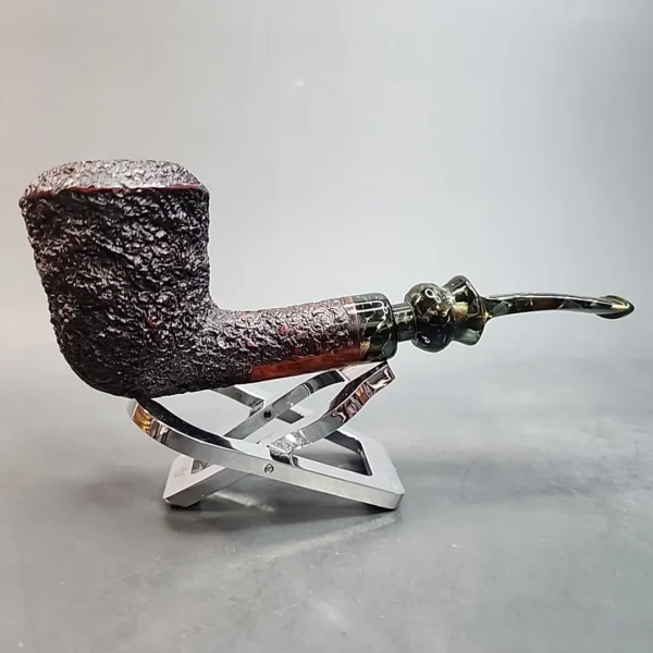 Ardor Urano Rusticated Straight Rhodesian Estate Briar Pipe, Italian Estates [SOLD OUT] - Image 5