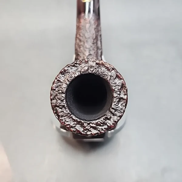 Caminetto Business 118 KS, Rusticated Brandy Estate Briar Pipe, Unsmoked [SOLD OUT] - Image 5