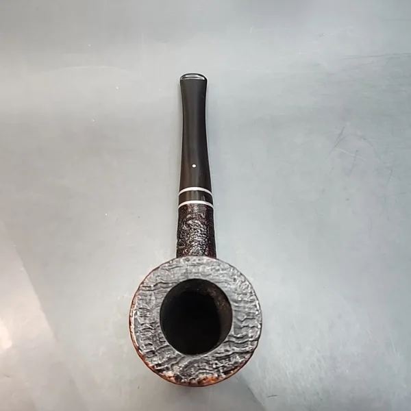 1985 Dunhill Shell 5105 F, Straight Sandblasted Dublin Estate Briar Pipe, 6mm [SOLD OUT] - Image 6