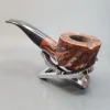Custombilt Partially Rusticated Squat Pot Estate Briar Pipe [SOLD OUT] - Image 6