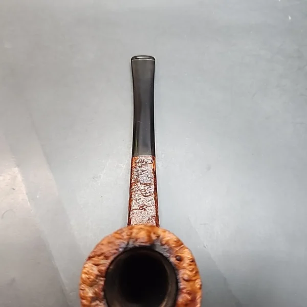 Charatans Make Relief Grain Sandblasted Dublin Briar Pipe, English Estates (Lane Era) - Image 6
