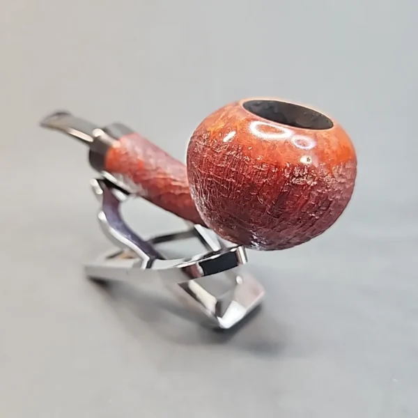 Nathan Armentrout Sandblasted Tomato Handmade Briar Pipe, Unsmoked [SOLD OUT] - Image 6