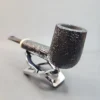 Nathan Armentrout Sandblasted Lumberman with Mammoth, Handmade Briar Pipe [SOLD OUT] - Image 6