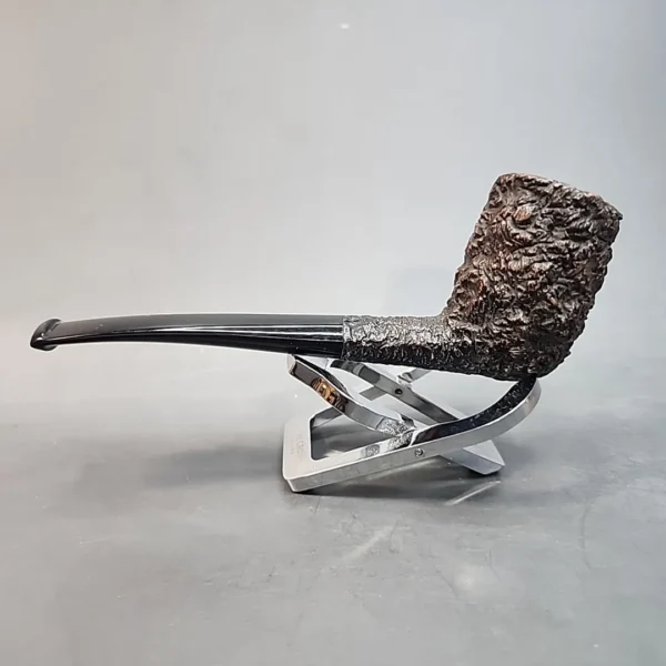Castello Sea Rock SC 35 Rusticated Billiard Estate Briar Pipe [SOLD OUT] - Image 6