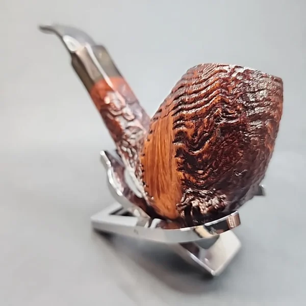 Ben Wade Prominence A2, Sandblasted Egg Briar Pipe, Danish Estates - Image 6