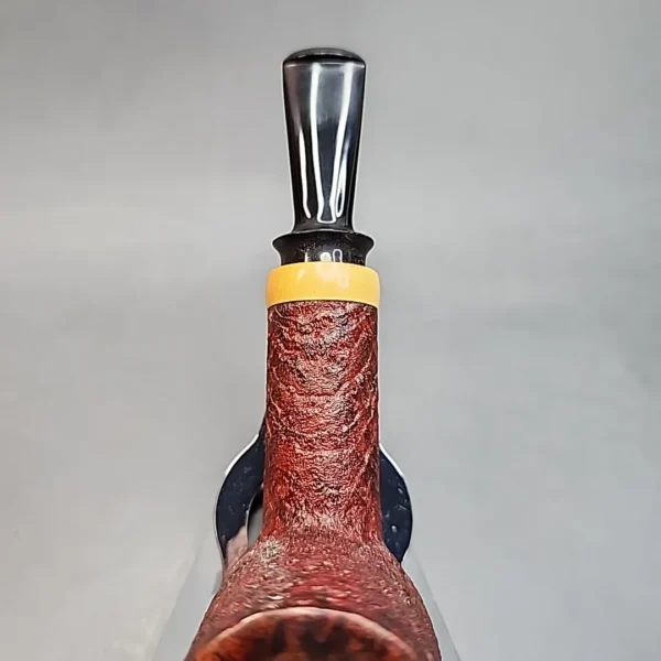 Nathan Armentrout Sandblasted Straight Billiard Estate Briar Pipe [SOLD OUT] - Image 6