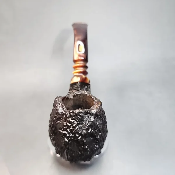 Jobey Stromboli Extra 30, Rusticated Bent Brandy Estate Briar Pipe, Italian Estates [SOLD OUT] - Image 7