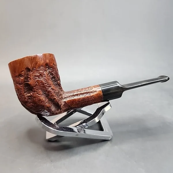Custombilt Partially Rusticated Loavt, Estate Briar Pipe [SOLD OUT] - Image 7