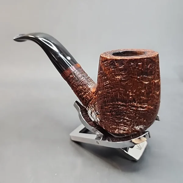 Cesare Ultra Splendida Sandblasted Ring Grain Estate Briar Pipe [SOLD OUT] - Image 7