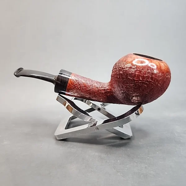 Nathan Armentrout Sandblasted Tomato Handmade Briar Pipe, Unsmoked [SOLD OUT] - Image 7