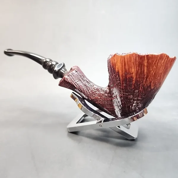 Unsmoked Frasorteret Partially Sandblasted Freehand Estate Briar Pipe, Danish [SOLD OUT] - Image 7