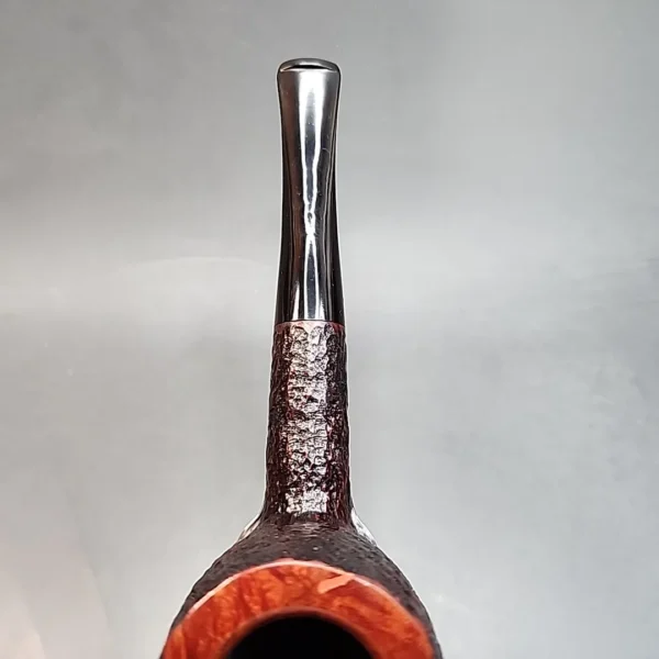 Savinelli Jumbo 111 JU, Rusticated Straight Pot Estate Briar Pipe, Unsmoked [SOLD OUT] - Image 7