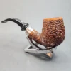 Il Ceppo Freeline F1692, Rusticated Bent Apple Spigot Estate Briar Pipe [SOLD OUT] - Image 7