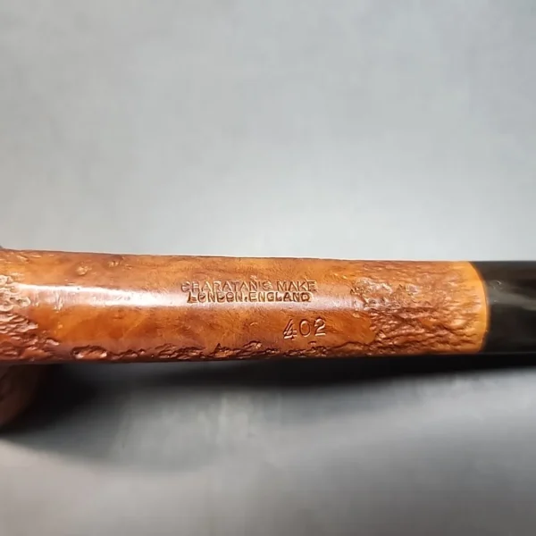 Reuben Era Charatan's Make 402, Sandblasted Canadian Briar Pipe, English Estates [SOLD OUT] - Image 7
