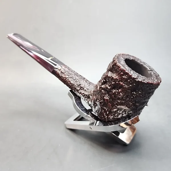 Caminetto Business 118 KS, Rusticated Brandy Estate Briar Pipe, Unsmoked [SOLD OUT] - Image 7