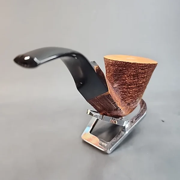 Ser Jacopo Sandblasted Bent Dublin Estate Briar Pipe, Unsmoked [SOLD OUT] - Image 8