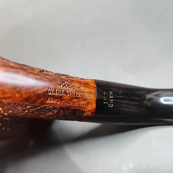 Cesare Ultra Splendida Sandblasted Ring Grain Estate Briar Pipe [SOLD OUT] - Image 8