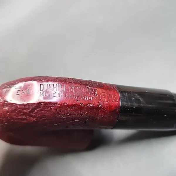 1974 Dunhill Red Bark 592, 4 RB Oom Paul Estate Briar Pipe, English Estates [SOLD OUT] - Image 8