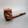 Custombilt Partially Rusticated Straight Billiard Estate Briar Pipe [SOLD OUT] - Image 8