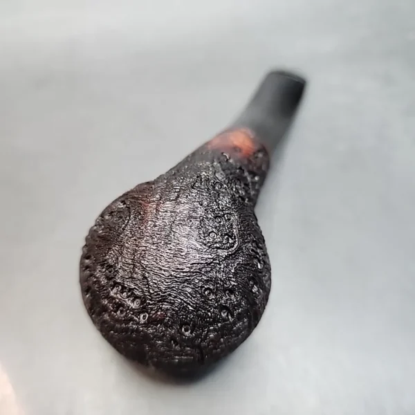 Eric Klodt Sandblasted Bent Author Estate Briar Pipe, American Estates [SOLD OUT] - Image 8