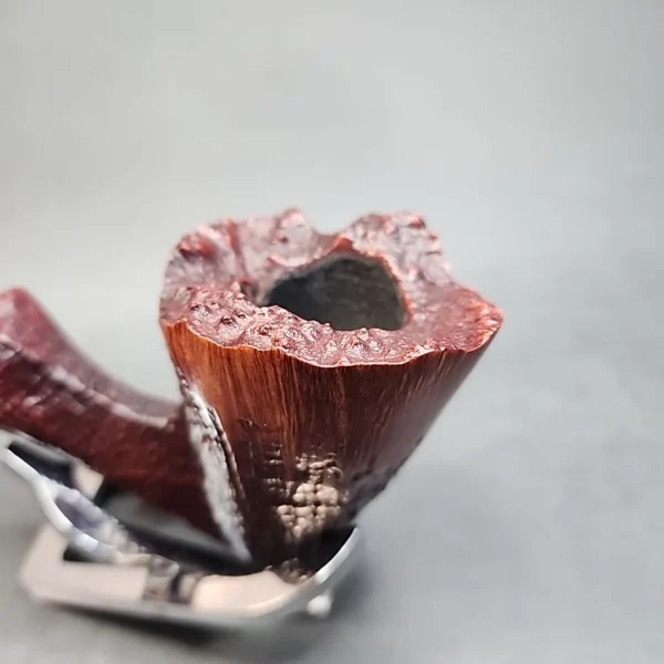 Unsmoked Frasorteret Partially Sandblasted Freehand Estate Briar Pipe, Danish [SOLD OUT] - Image 8
