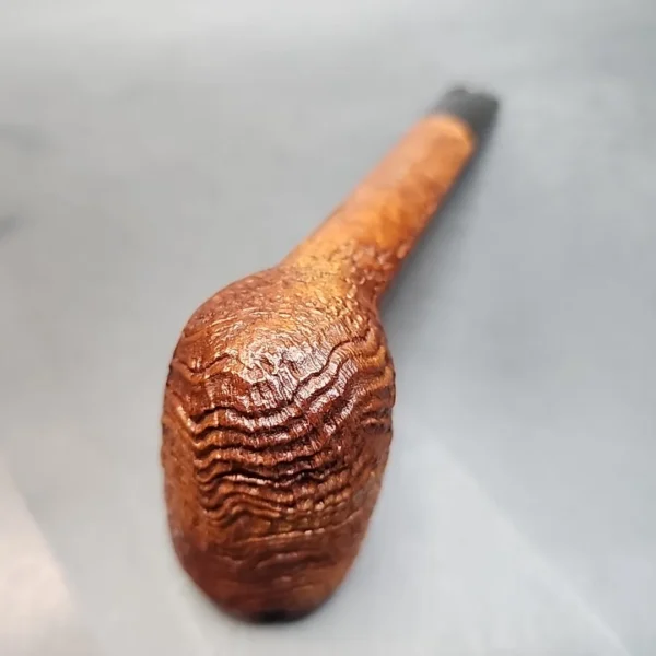 Reuben Era Charatan's Make 402, Sandblasted Canadian Briar Pipe, English Estates [SOLD OUT] - Image 8