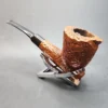 Wilmer Sandblasted Ring Grain Faux Cavalier Estate Briar Pipe, English Estates [SOLD OUT] - Image 8