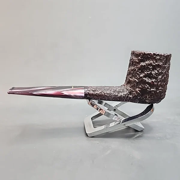 Caminetto Business 118 KS, Rusticated Brandy Estate Briar Pipe, Unsmoked [SOLD OUT] - Image 8