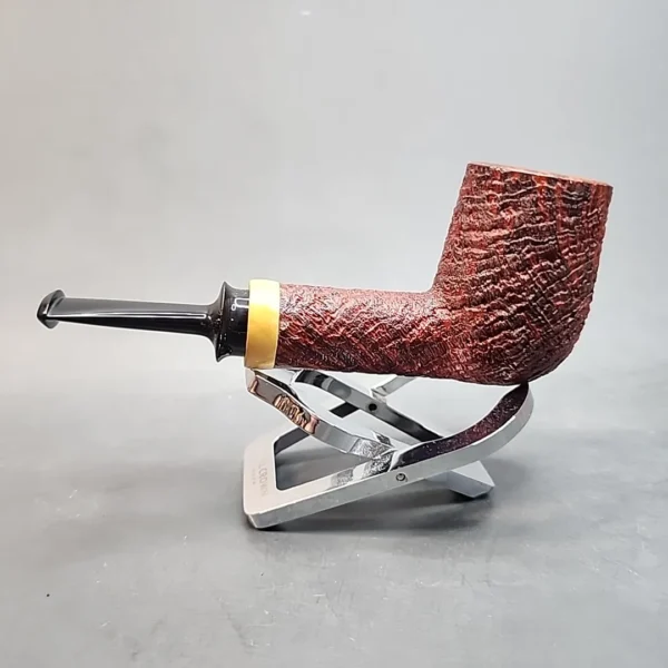 Nathan Armentrout Sandblasted Straight Billiard Estate Briar Pipe [SOLD OUT] - Image 8