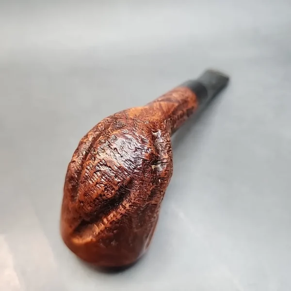 Custombilt Partially Rusticated Loavt, Estate Briar Pipe [SOLD OUT] - Image 9