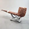 Ferndown Antique Bark, Les Wood Rusticated Canadian Estate Briar Pipe, Unsmoked [SOLD OUT] - Image 9