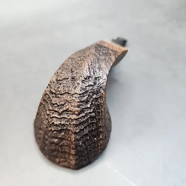 Jody Davis Friar C08, Sandblasted Bent Dublin Briar Pipe, American Estates [SOLD OUT] - Image 9
