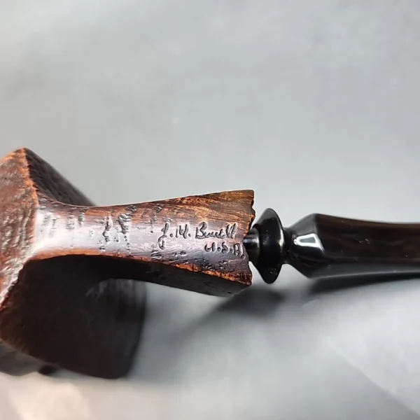 J.M. Boswell Sandblasted Estate Briar Pipe, American Estates - Image 9