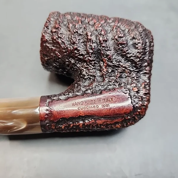 Caminetto Business 151 KS, Rusticated Oom Paul Briar Pipe, Italian Estates [SOLD OUT] - Image 9