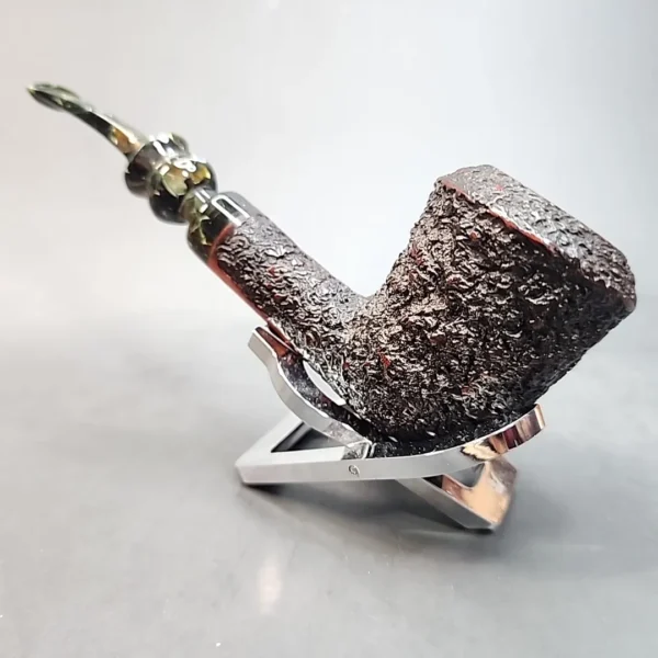 Ardor Urano Rusticated Straight Rhodesian Estate Briar Pipe, Italian Estates [SOLD OUT] - Image 9