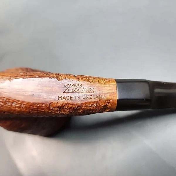 Wilmer Sandblasted Ring Grain Faux Cavalier Estate Briar Pipe, English Estates [SOLD OUT] - Image 9