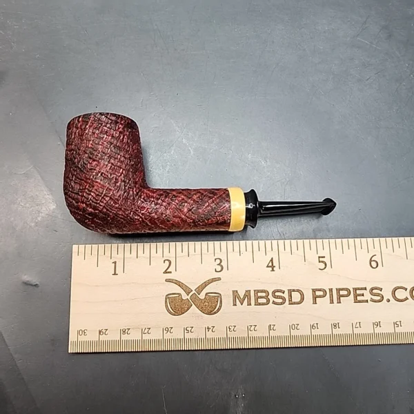 Nathan Armentrout Sandblasted Straight Billiard Estate Briar Pipe [SOLD OUT] - Image 9