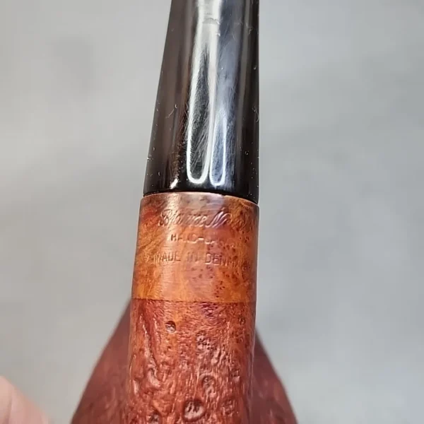 Bjarne Nielsen Signature Grade, Sandblasted Bent Egg, Estate Briar Pipe, Danish Estates [SOLD OUT] - Image 9