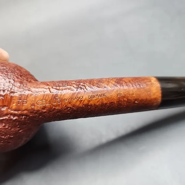 Celius 175, Handmade Sandblasted Egg, Estate Briar Pipe [SOLD OUT] - Image 10