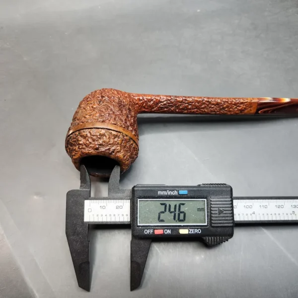 Don Carlos Rusticated Straight Rhodesian Estate Briar Pipe [SOLD OUT] - Image 10