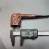 Custombilt Partially Rusticated Straight Billiard Estate Briar Pipe [SOLD OUT] - Image 10