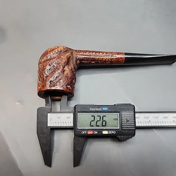 Custombilt Partially Rusticated Straight Billiard Estate Briar Pipe [SOLD OUT] - Image 10