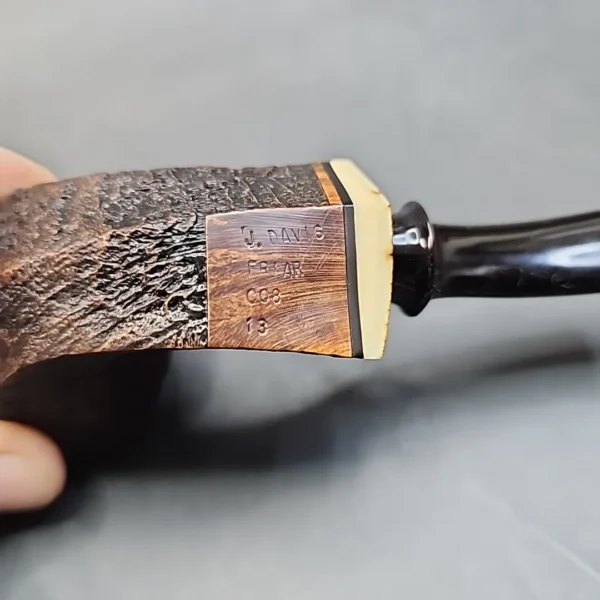 Jody Davis Friar C08, Sandblasted Bent Dublin Briar Pipe, American Estates [SOLD OUT] - Image 10